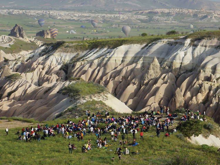 Kapadokya’da  şenlik var