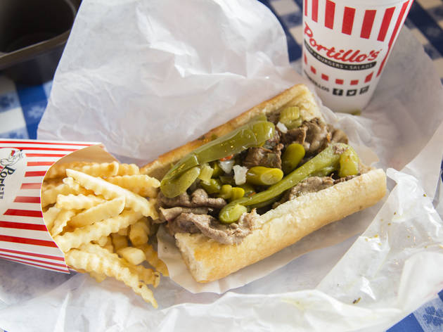 portillo's, hot dogs, taylor st.