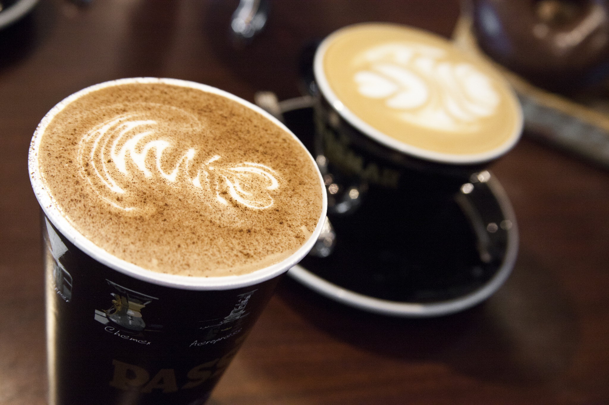 Cafés con arte latte en la Ciudad de México