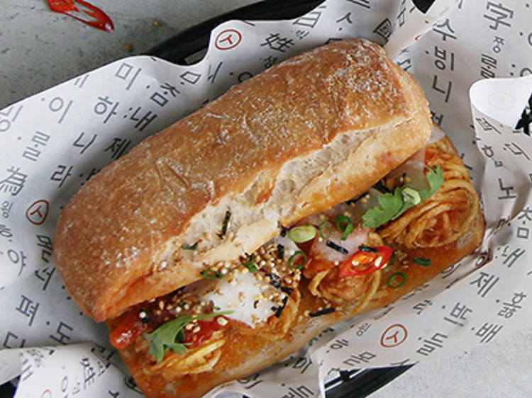 Chicken banh mi (Seoul Bros)