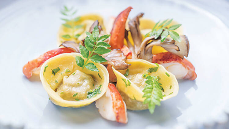 Lobster tortellini (The Ocean)