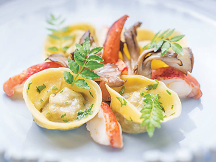 Lobster tortellini (The Ocean)