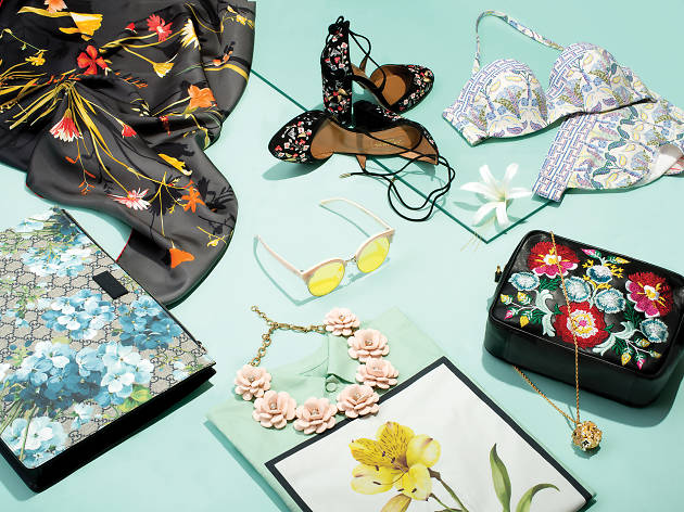Floral accessories for summer Floral accessories for summer