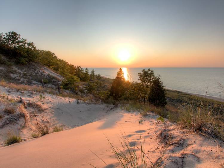 Indiana: Run down the Indiana Dunes 