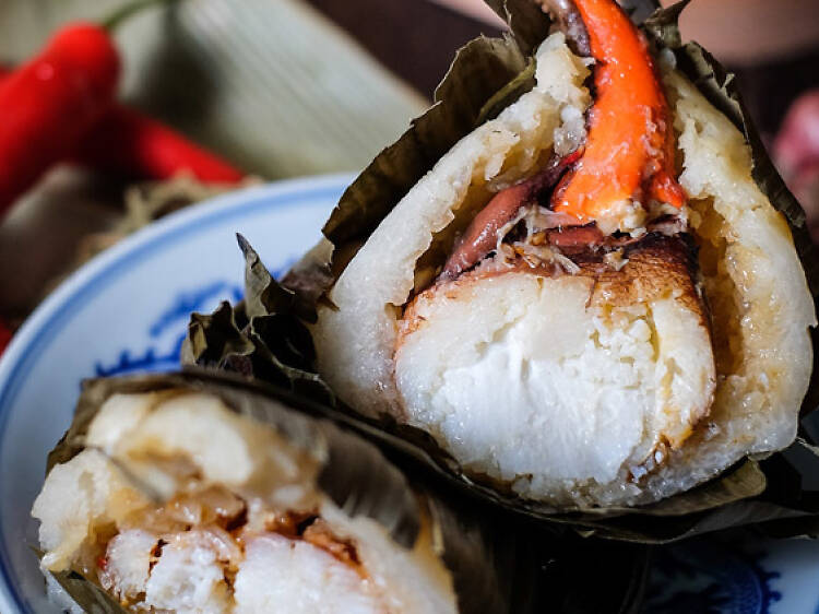 Chilli crab dumpling from Golden Peony