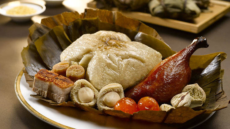 Abalone and scallop dumpling from Yan Ting Restaurant