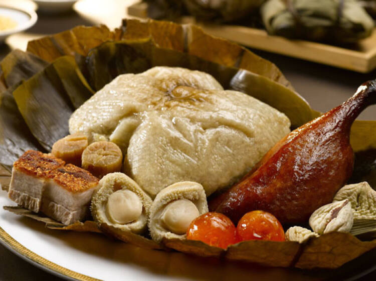 Abalone and scallop dumpling from Yan Ting Restaurant