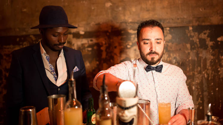 Bar Awards 2 (MAZE mixologists whip up a special ‘Time Out Stormy’ cocktail @ Anthony Micallef)