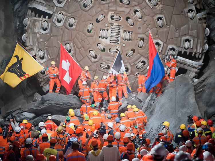 The world's longest train tunnel opens