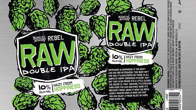 Rebel Raw Double IPA, Samuel Adams, Boston, MA