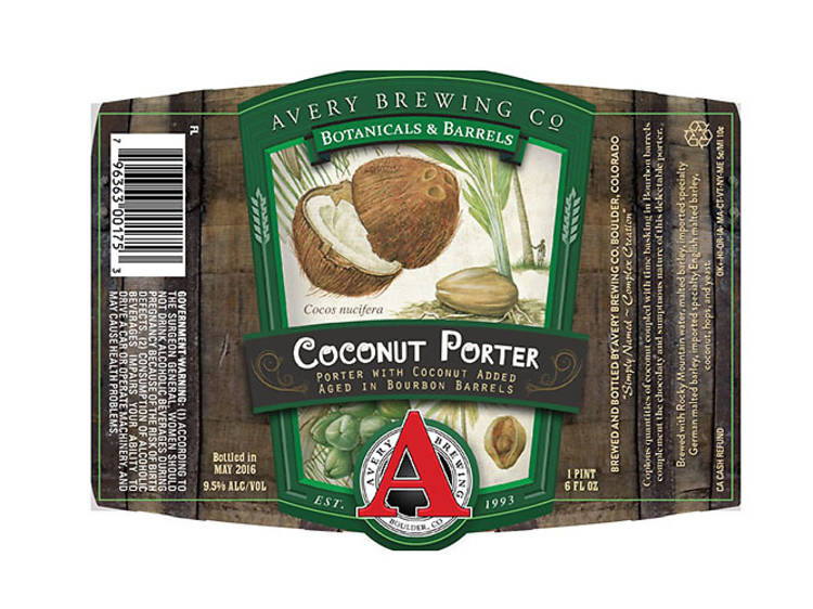 Coconut Porter, Avery Brewing Company, Boulder, CO