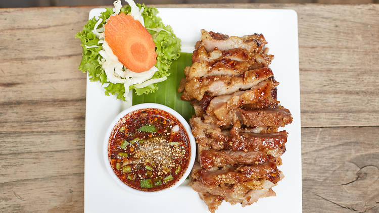 Grilled pork