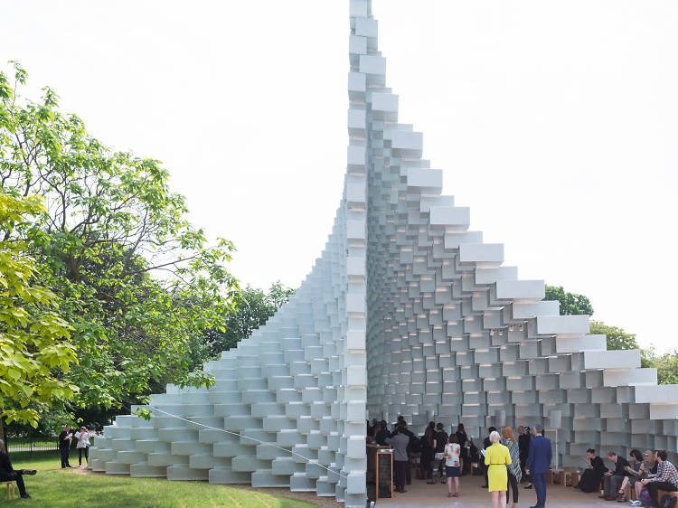 Unzip a wall in the Serpentine Pavilion