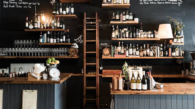 The interior of Toorak Cellars wine bar in Armadale