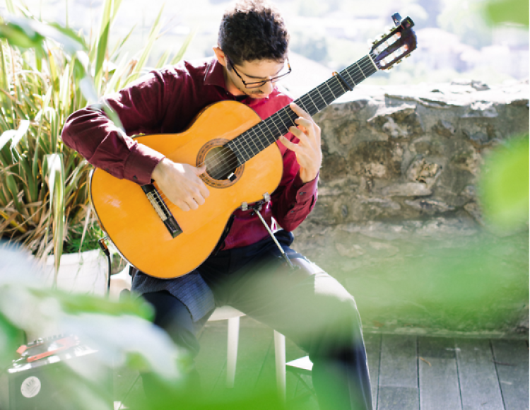 Concert de guitarra de Robert Majure a l'esglèsia de Santa Anna