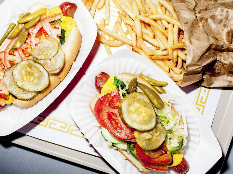 Why are there so many ingredients on a Chicago-style hot dog? 