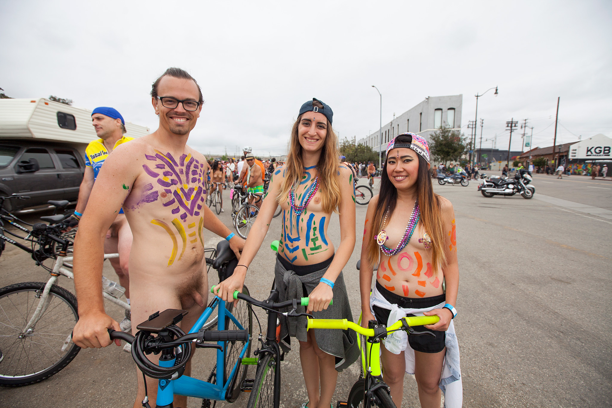 World Naked Bike Ride Los Angeles 2016.