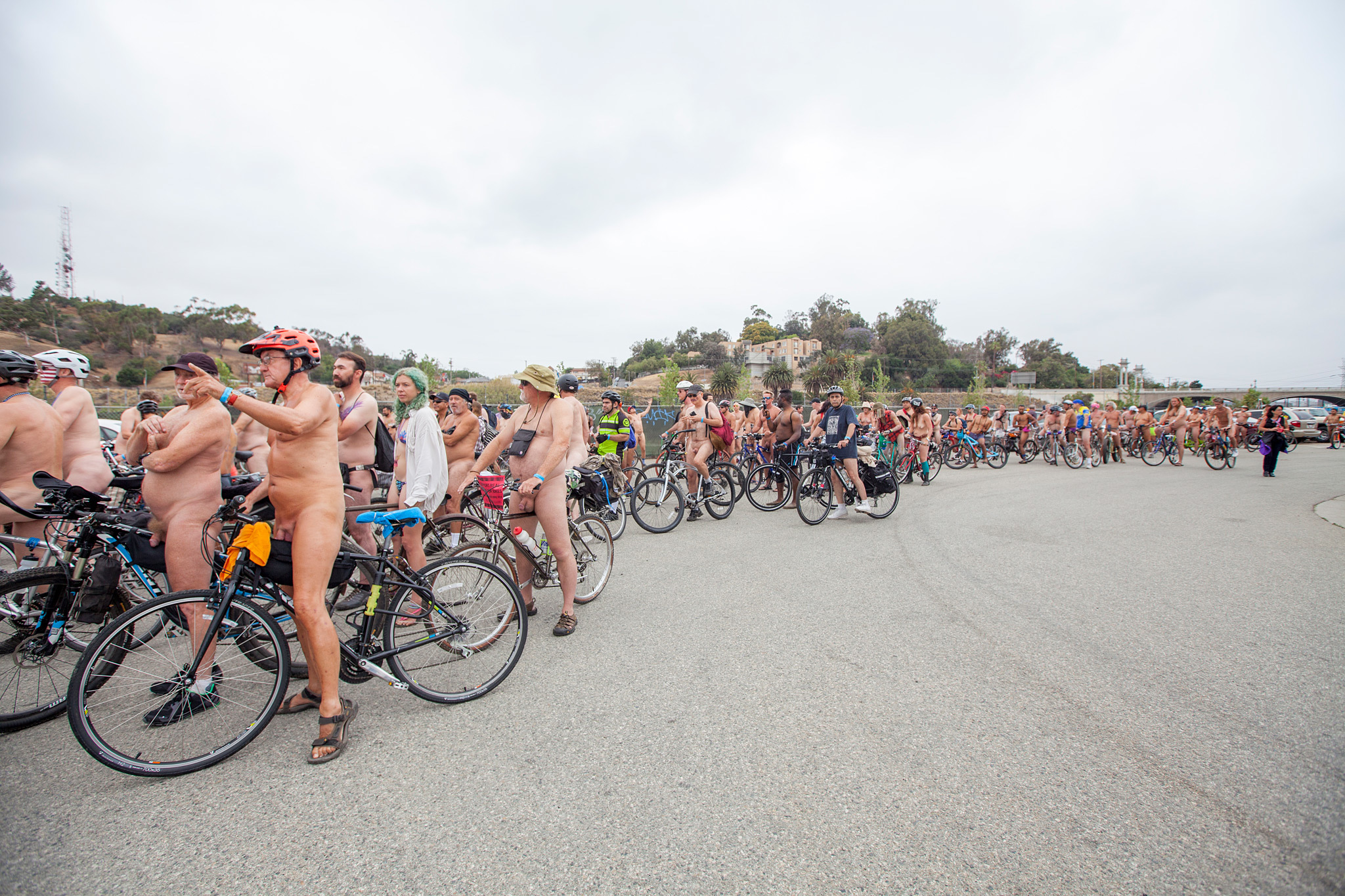 World Naked Bike Ride Los Angeles 2016.