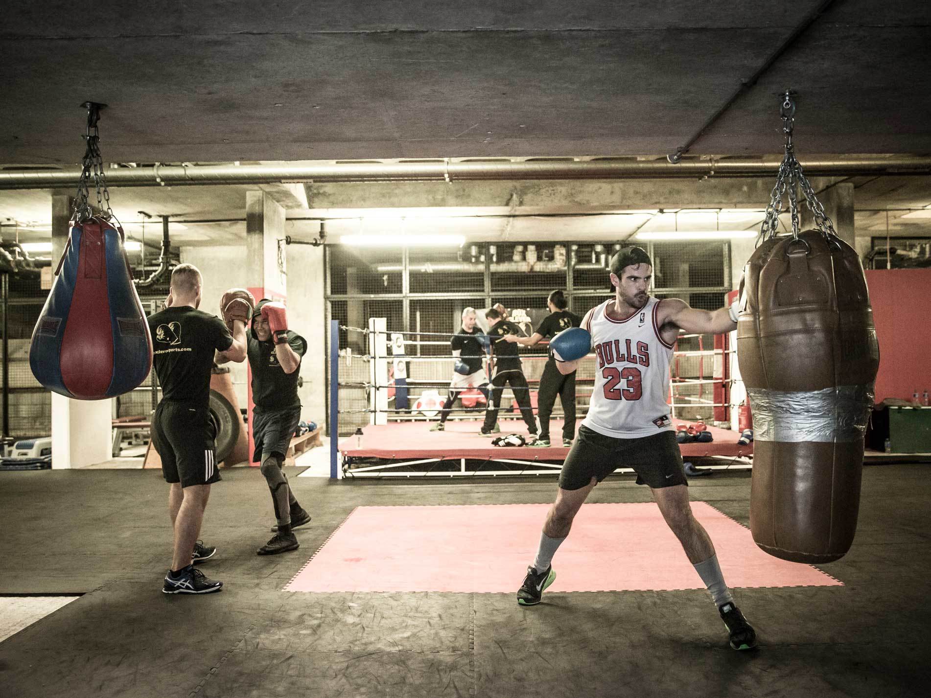 Gym with a punching bag deals near me