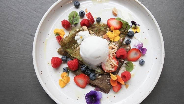 Buckwheat Matcha Crepes from Smäk Food House