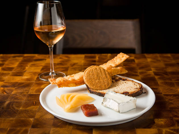 Wine and cheese at Mercado Wine and cheese at Mercado