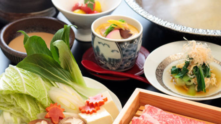 shabu-shabu and sukiyaki 