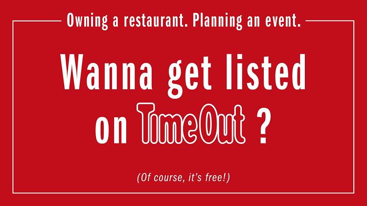 get listed in Time Out Bangkok