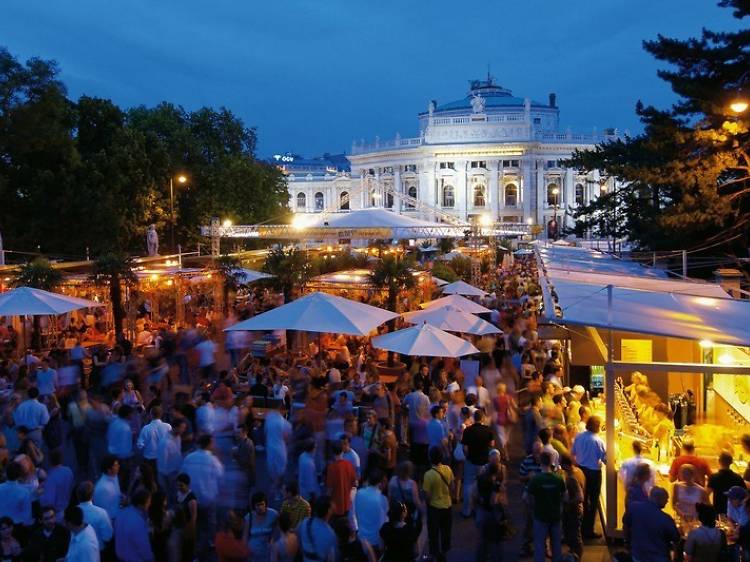 Music Film Festival at the Town Hall Square (Rathausplatz)