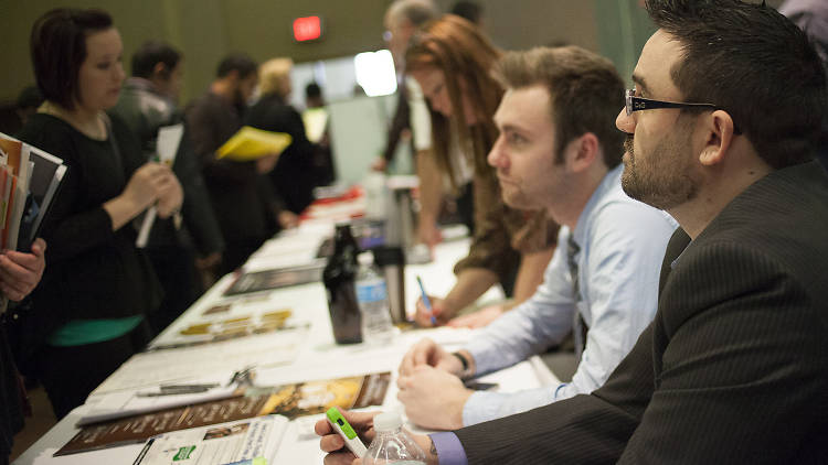 Career Fair at College of DuPage 2014