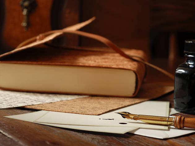 Leather travel journal Leather travel journal