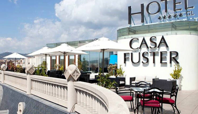 The Casa Fuster rooftop terrace