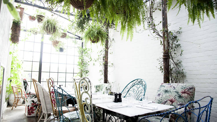 Best gardens in London restaurants, Bourne & Hollingsworth