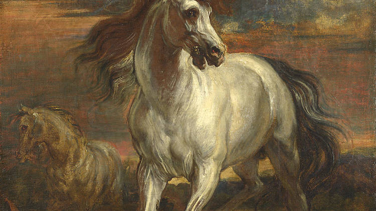 Style of Anthony van Dyck, The Horses of Achilles