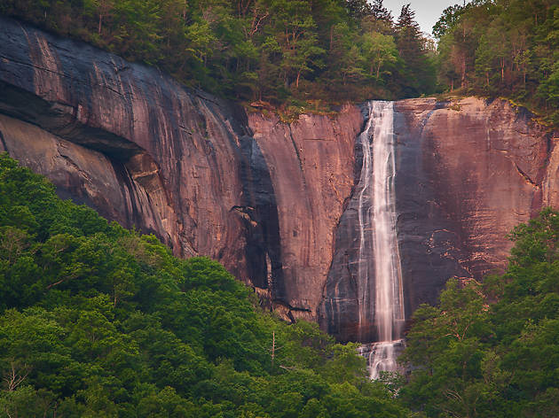Hickory Nut Falls, Chimney Rock State Park, North Carolina Hickory Nut Falls, Chimney Rock State Park, North Carolina