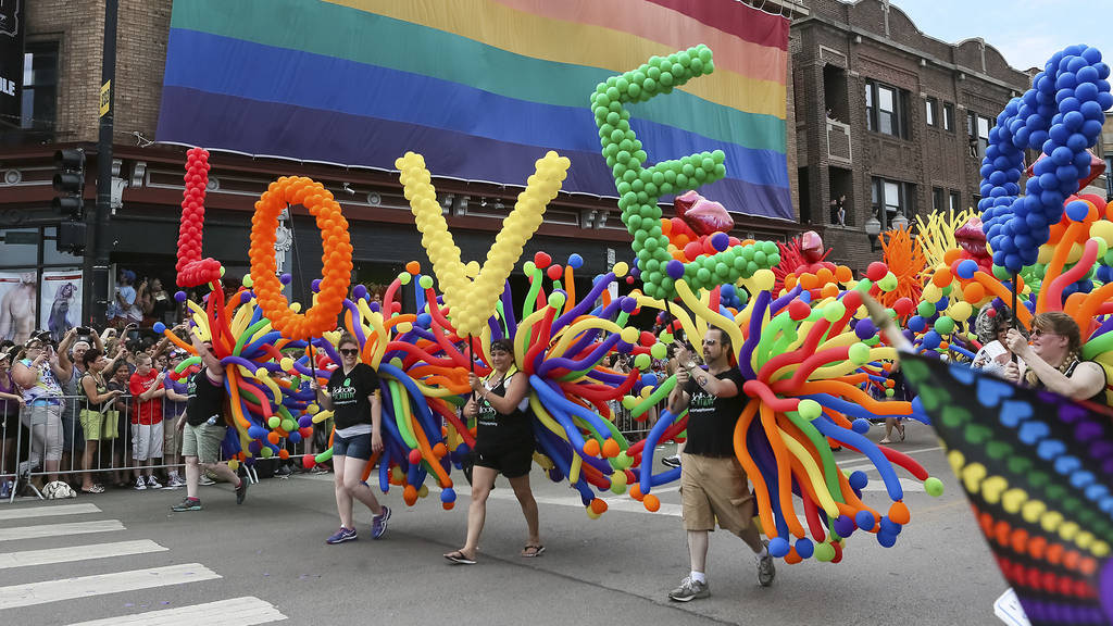 chicago gay pride parade 2023 route map