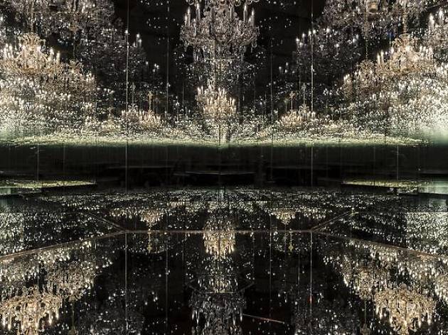 Yayoi Kusama: 'Chandelier of Grief', 2016. © Yayoi Kusama, courtesy Kusama Enterprise, Ota Fine Arts, Tokyo / Singapore and Victoria Miro, London Yayoi Kusama: 'Chandelier of Grief', 2016. © Yayoi Kusama, courtesy Kusama Enterprise, Ota Fine Arts, Tokyo / Singapore and Victoria Miro, London