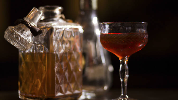 Continuous Negroni at the Berkshire Room