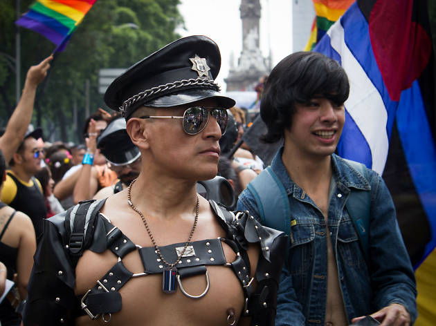 Marcha del Orgullo LGBTTTI en la CDMX Leathers en la Marcha del Orgullo LGBTTTI en la CDMX