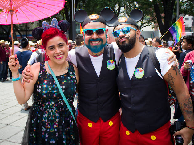 Marcha del Orgullo LGBTTTI en la CDMX Johnny Carmona en la Marcha del Orgullo LGBTTTI en la CDMX