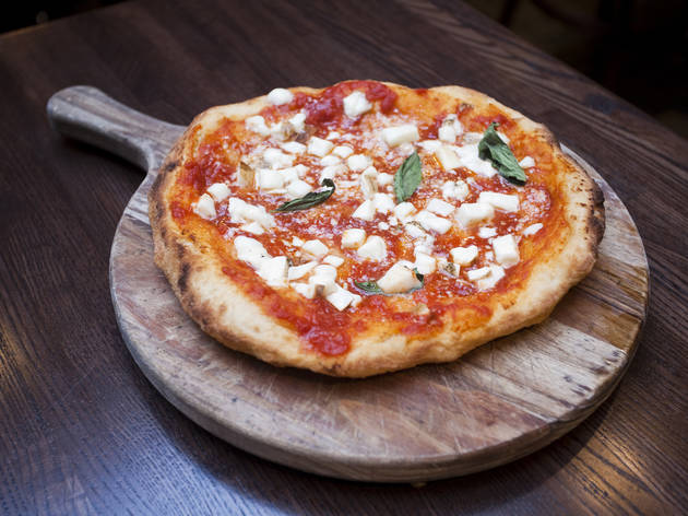 Montanara pizza at Don Antonio