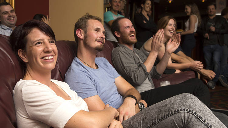 Comedy crowd at Mic in Hand