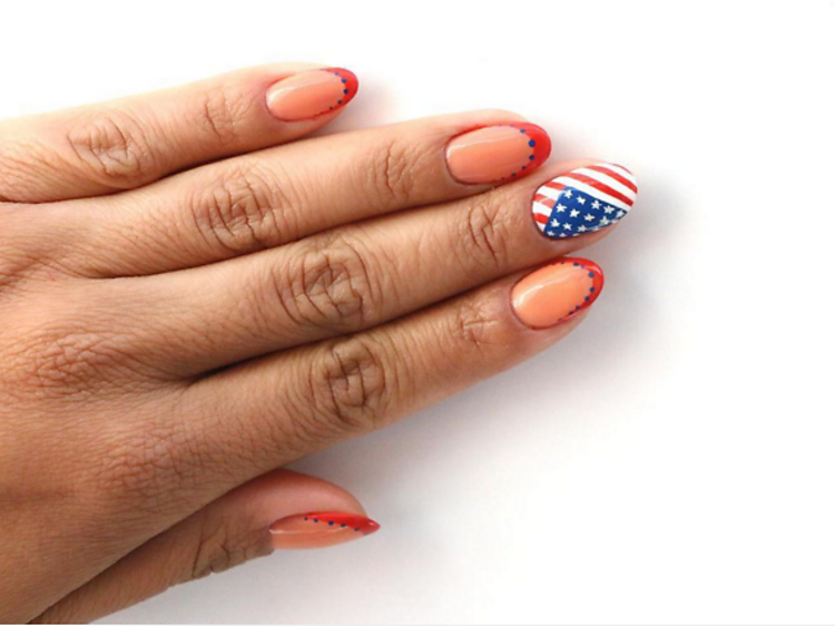 Try to recreate these non-cheesy 4th of July nail art looks