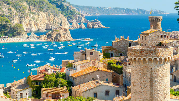 The old town of Tossa de Mar