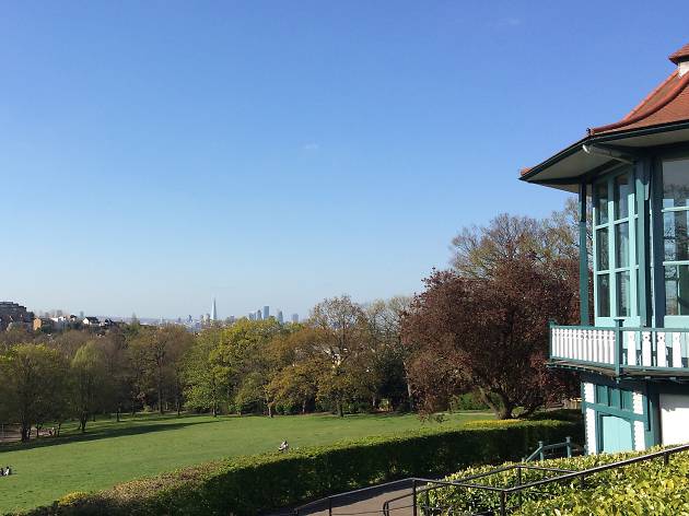 Horniman Hill, Forest Hill Views of London from Horniman Hill in Forest Hill.