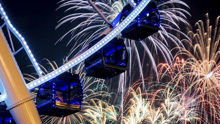 fireworks on navy pier