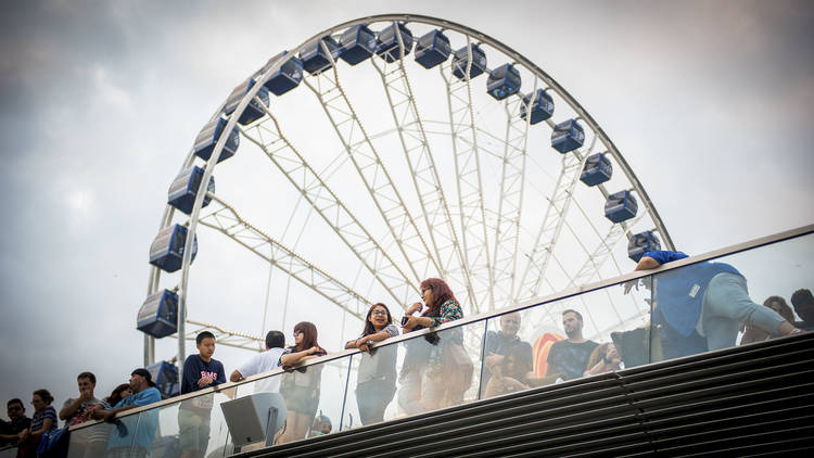 Take a ride on Centennial Wheel