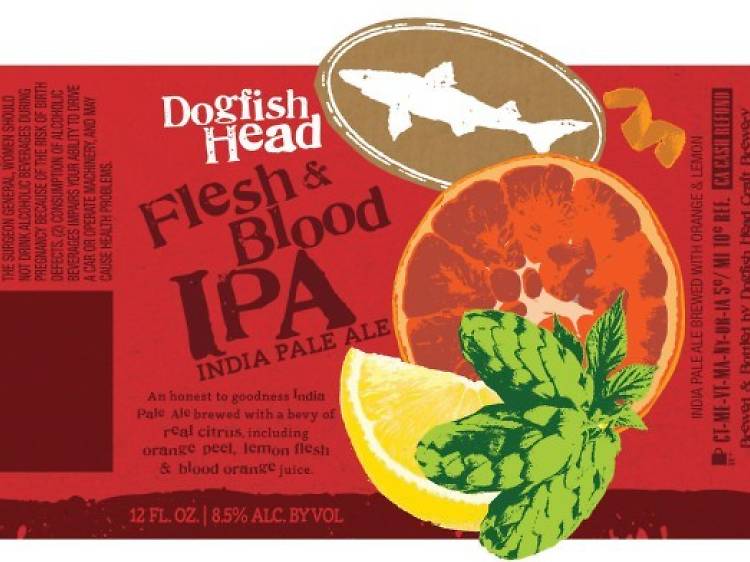 Flesh & Blood IPA, Dogfish Head, Milton, DE