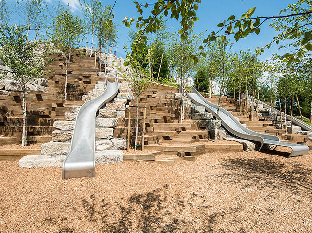 Slide Hill on Governors Island