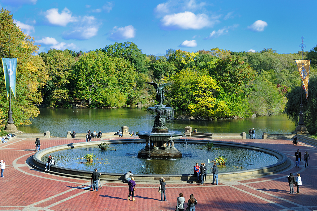 Bethesda Fountain, Central Park - NYPL Digital Collections