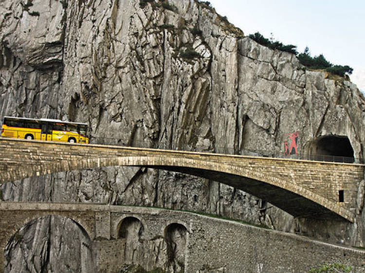 Steepest Post Bus in Europe